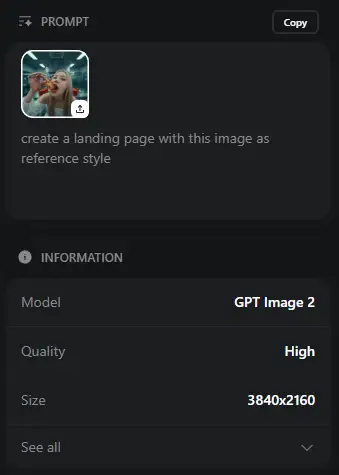 Create a landing page using this image as a reference for style and color gra...