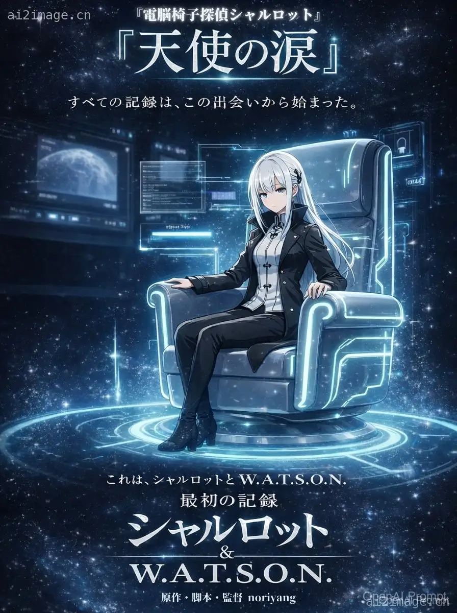 Sci-Fi Anime Detective Poster
