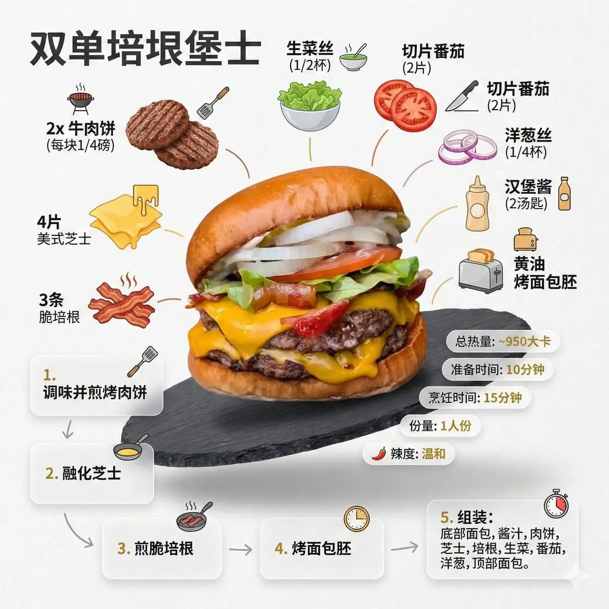 AI美食信息图生成器:将食谱转化为视觉盛宴