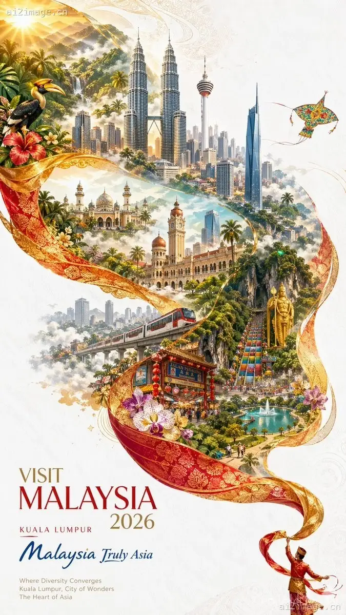 2026 年马来西亚旅游海报