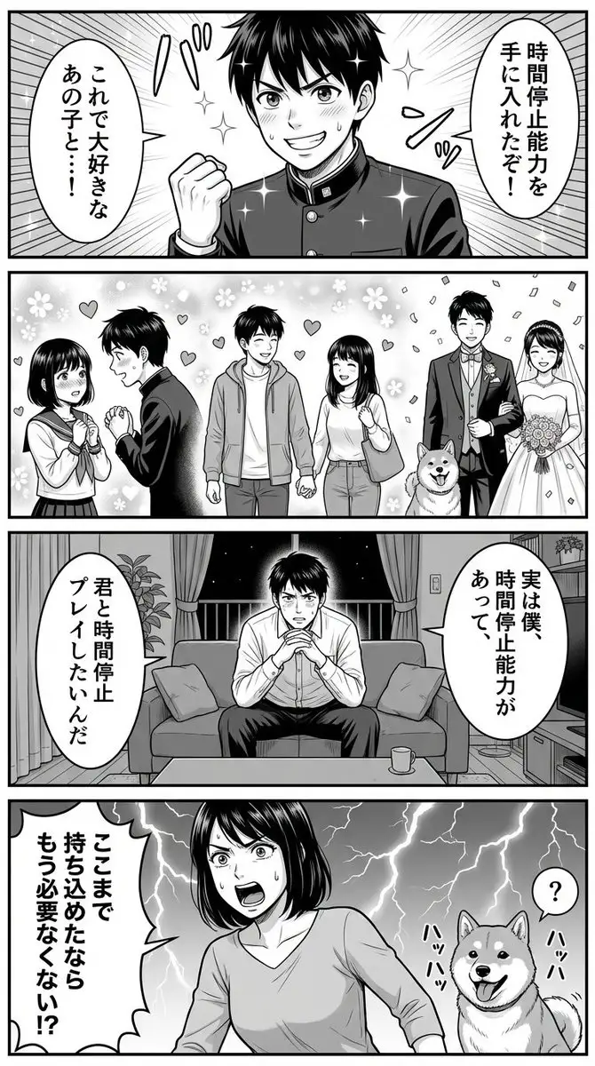 时间停止之力:浪漫喜剧漫画