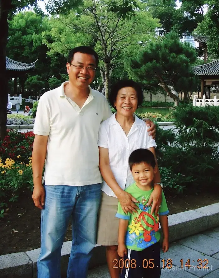 2008 年中国家庭公园合影