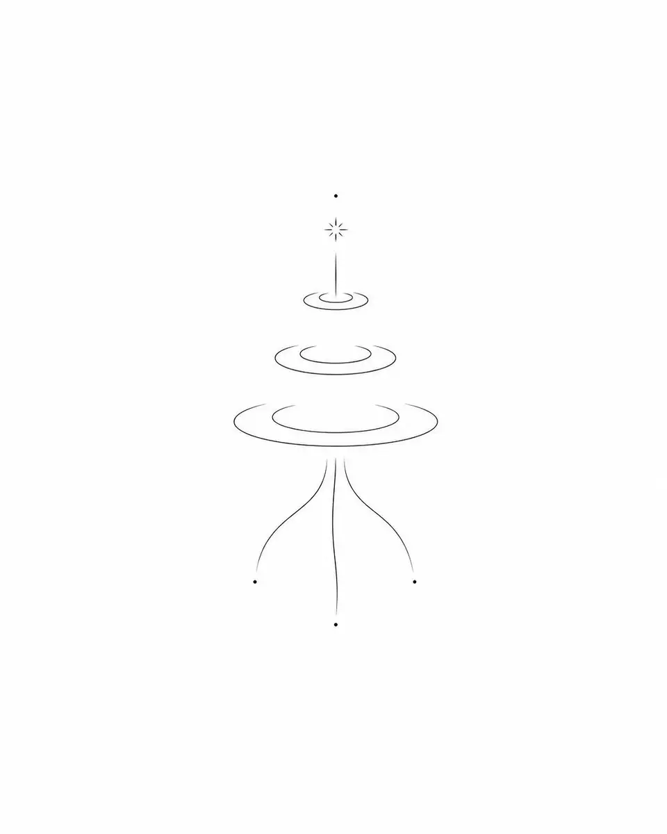 Minimalist Symbolic Tattoo Design