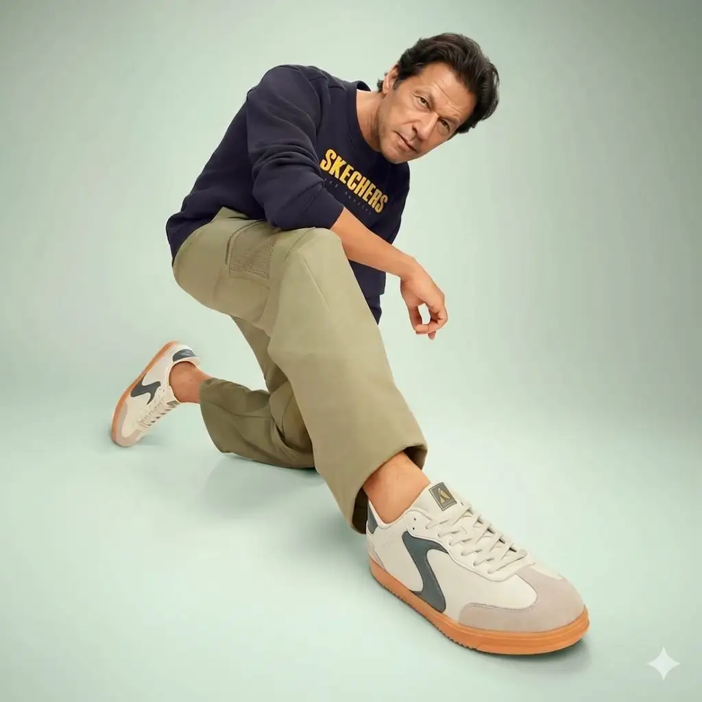沙鲁克·汗的Skechers影棚肖像