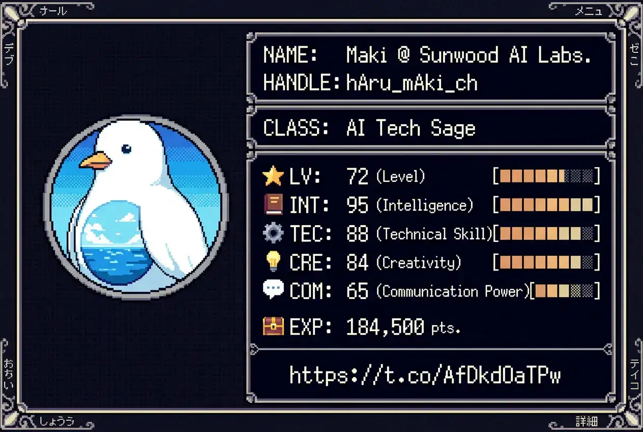 RPG角色状态界面名片