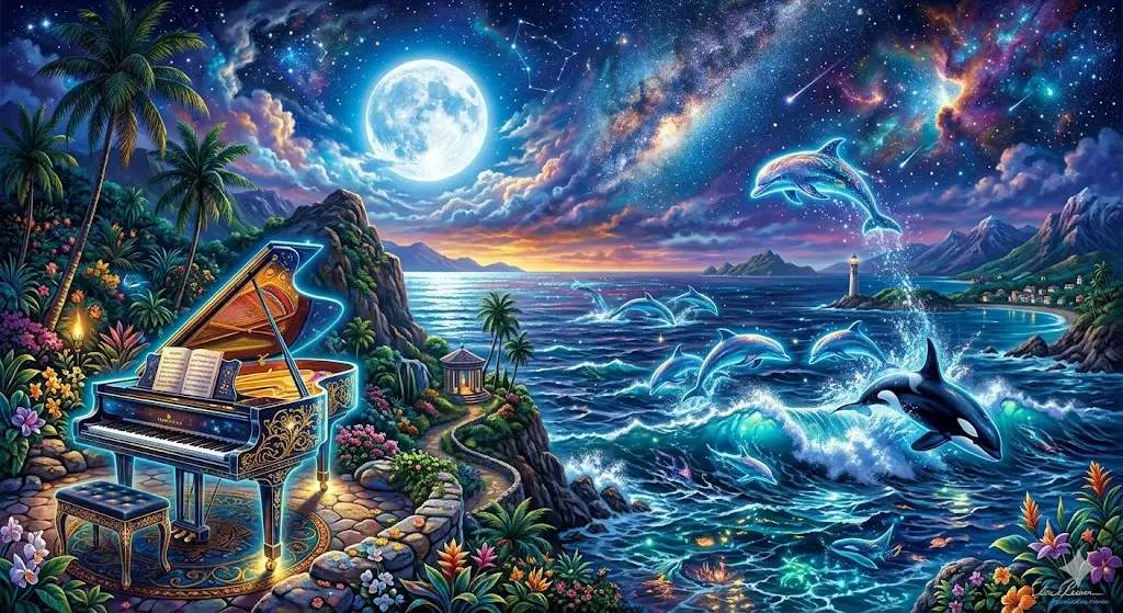 肖邦幻想即兴曲与海豚和虎鲸