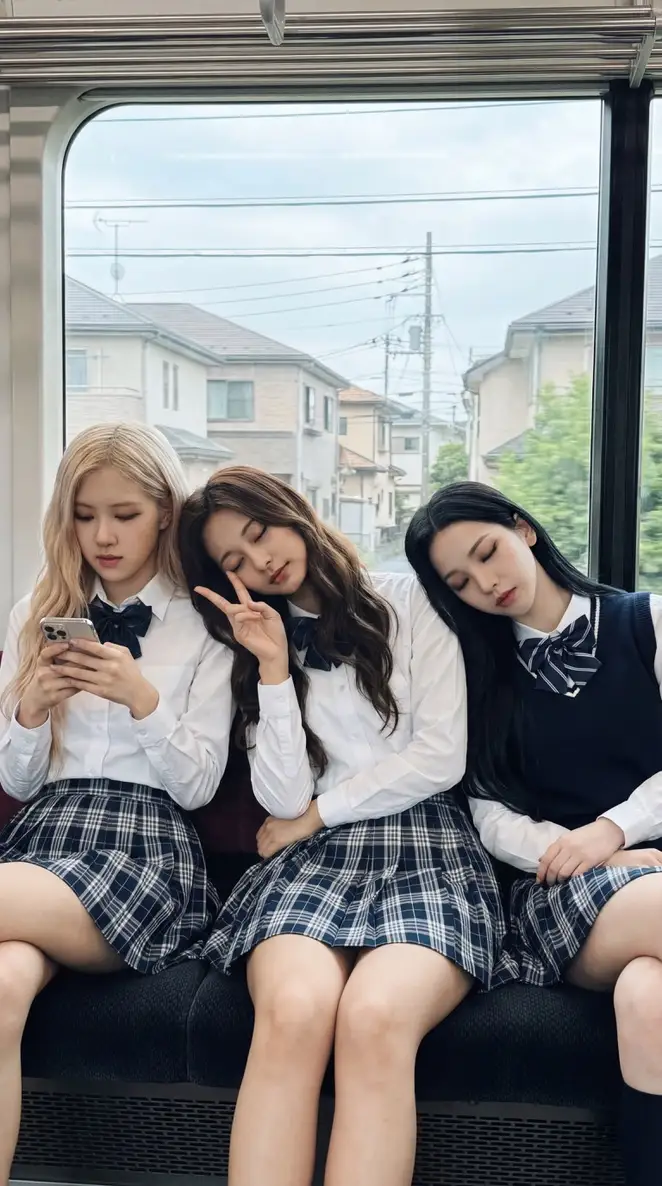 火车上的韩国流行偶像