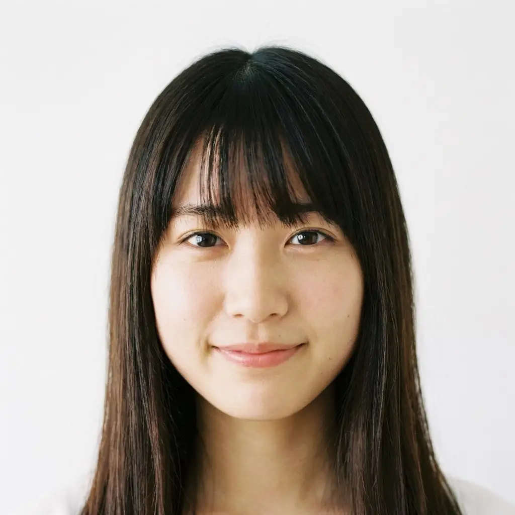 可爱日本女性肖像