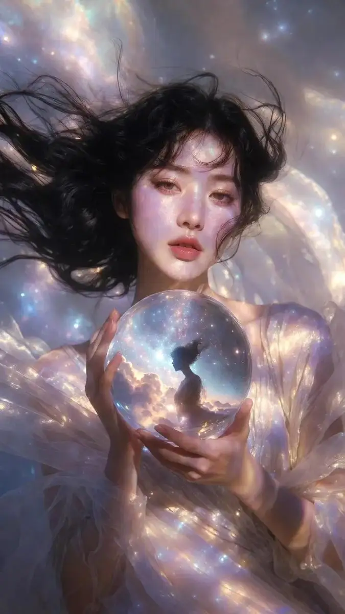 空灵高级定制肖像与宇宙球体