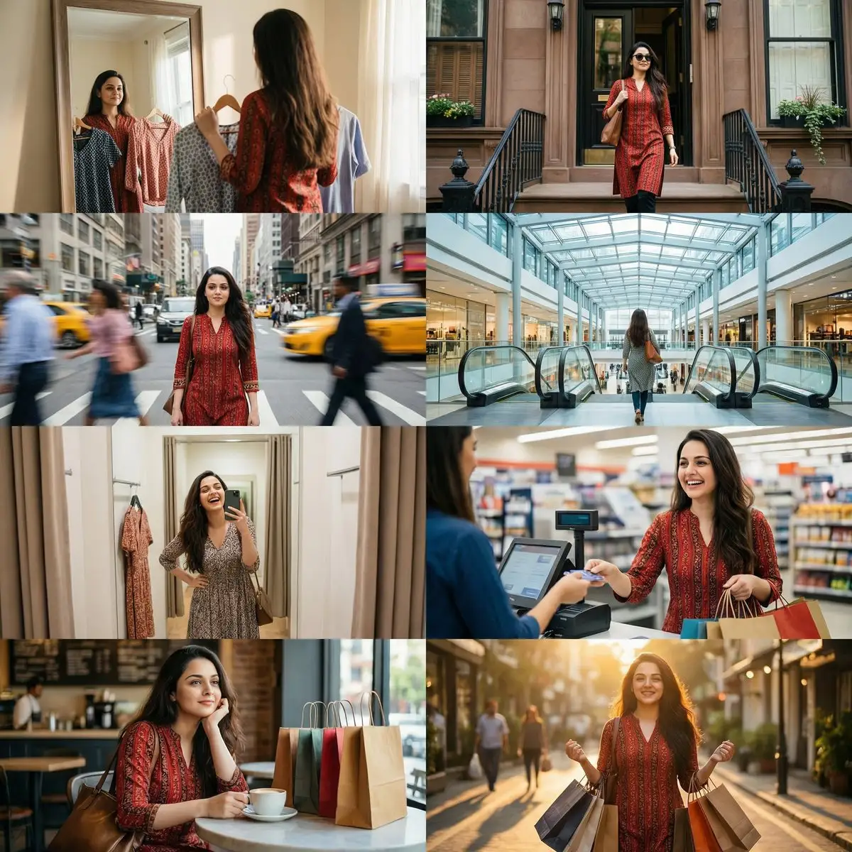 电影感8图购物日故事