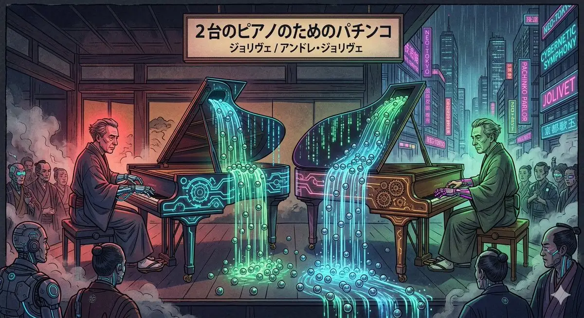 赛博朋克钢琴家:若利韦与分身
