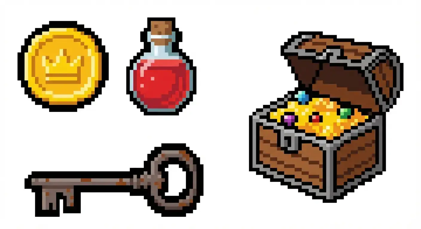 道具掉落物集合 (Item Drop Sprites)