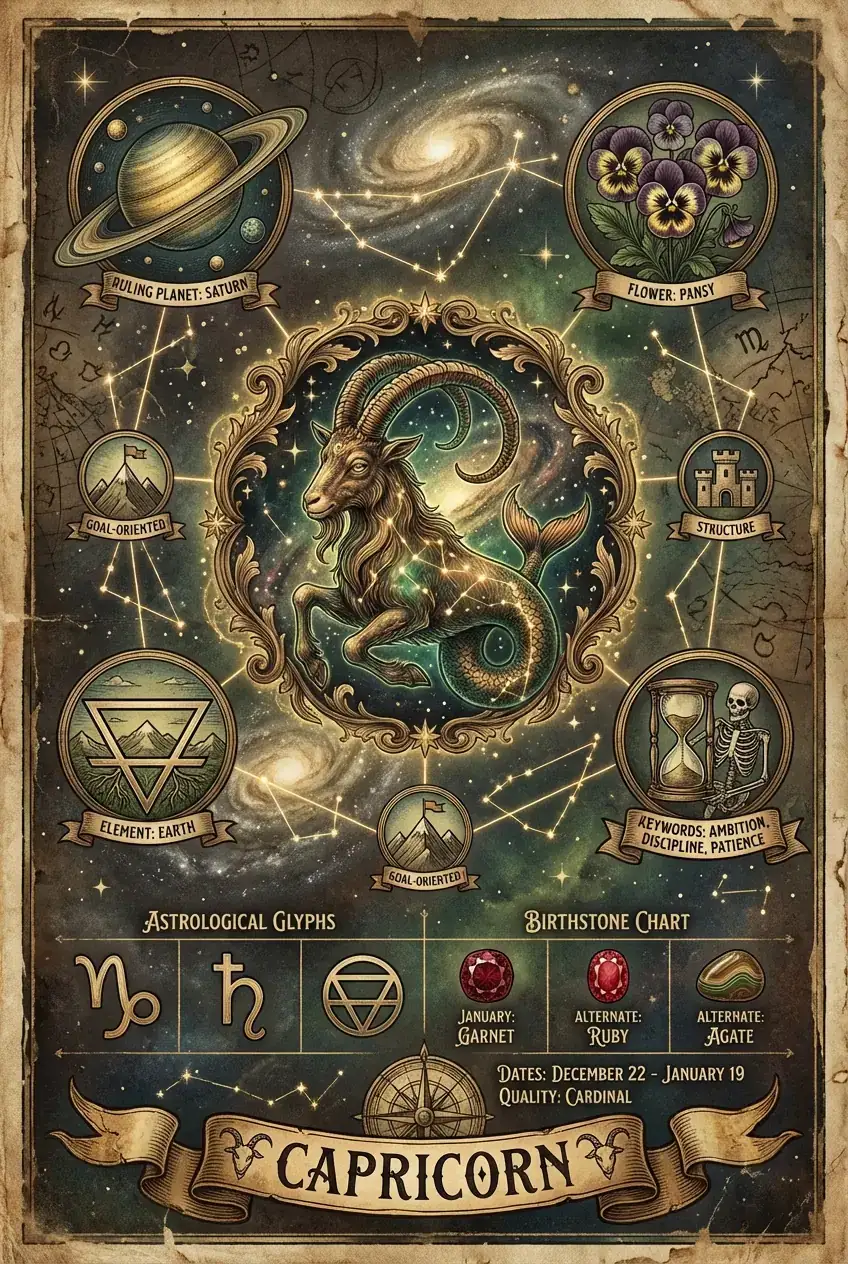 摩羯座 (Capricorn):执着的攀登者