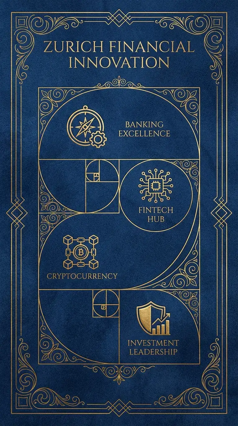 苏黎世:高端金箔浮雕金融风格 (Gold-Foil)