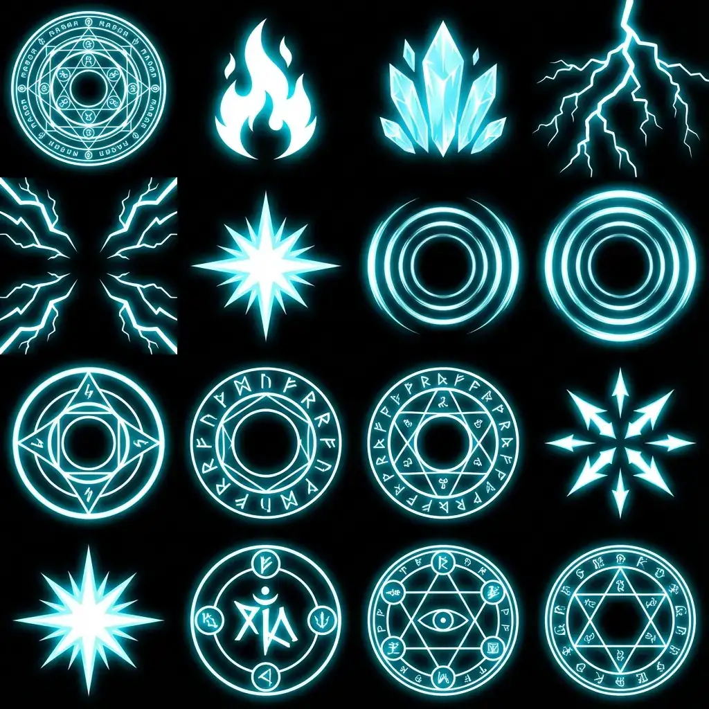 魔法符文与 VFX 特效 (Magic VFX Sprites)