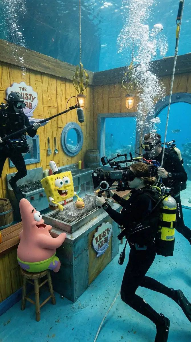 水下片场:海绵宝宝的蟹堡王