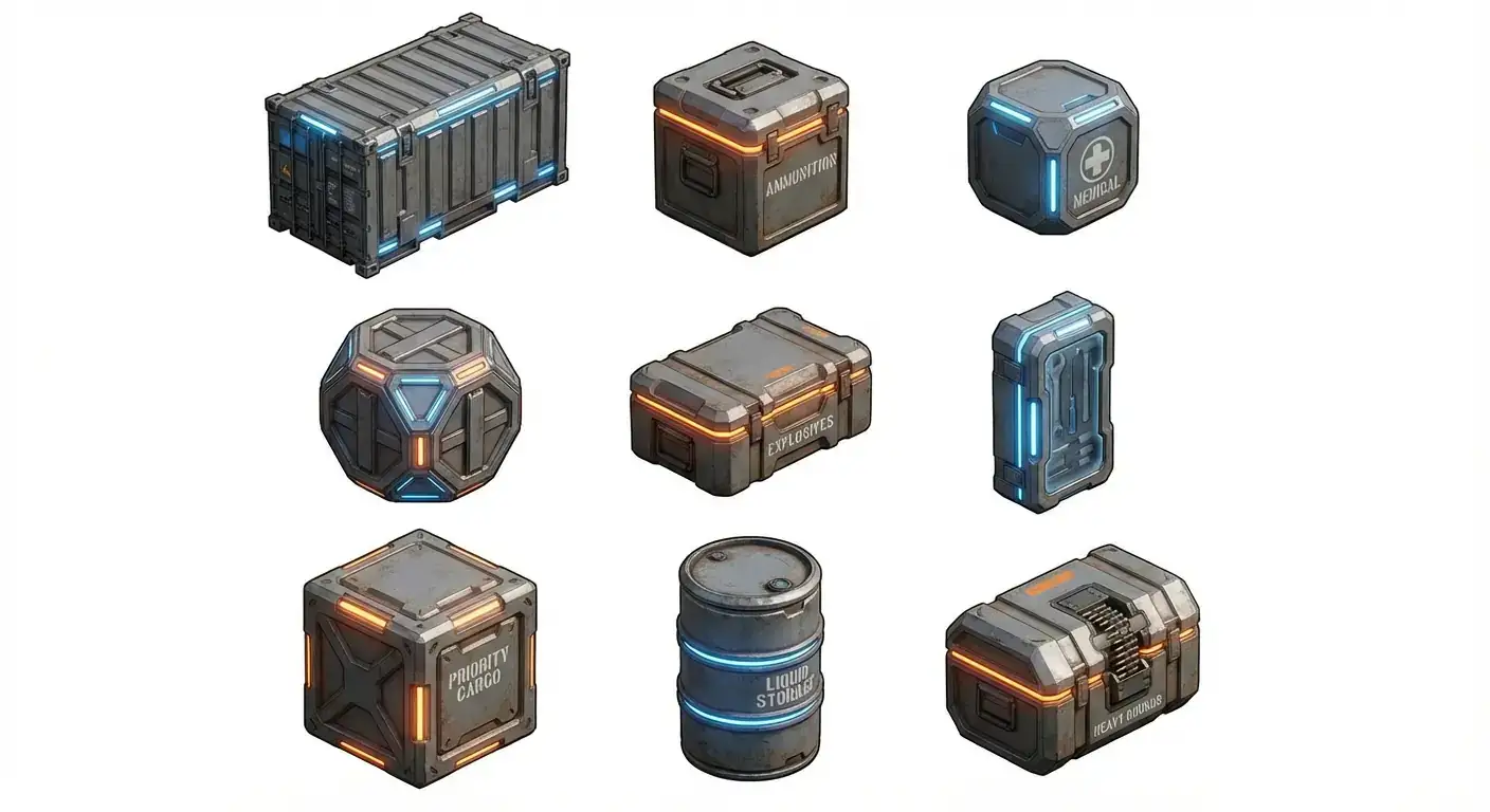 模块化科幻板条箱 (Sci-Fi Crates)