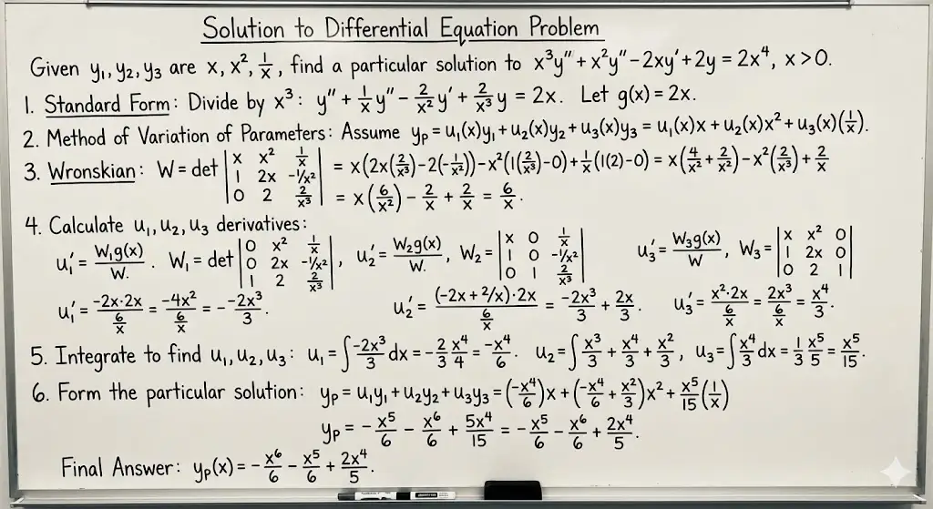 数学题白板解答