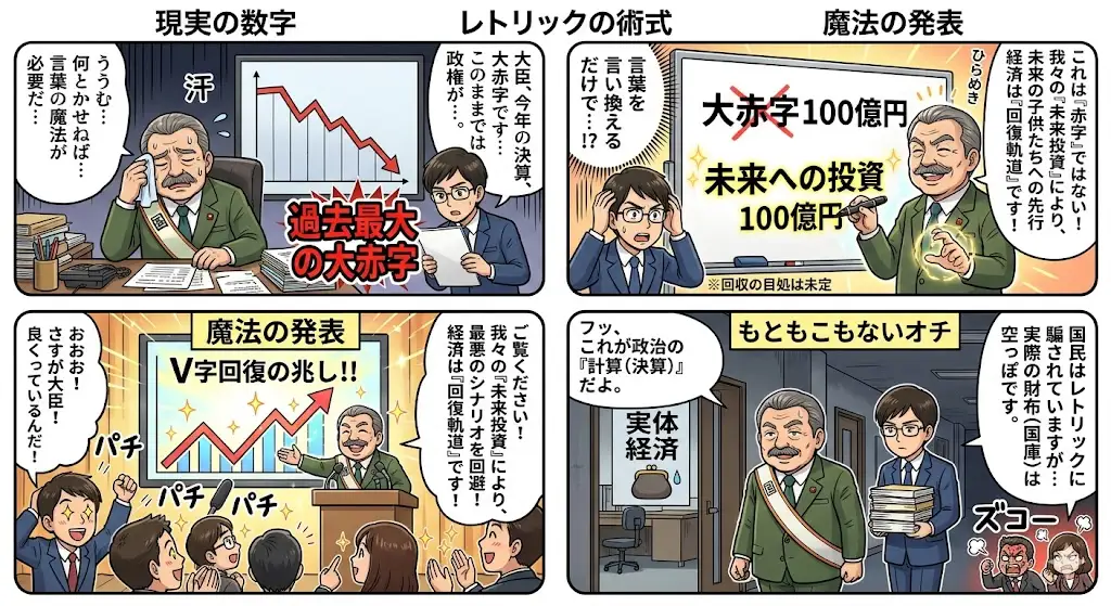 政治魔法:赤字变投资