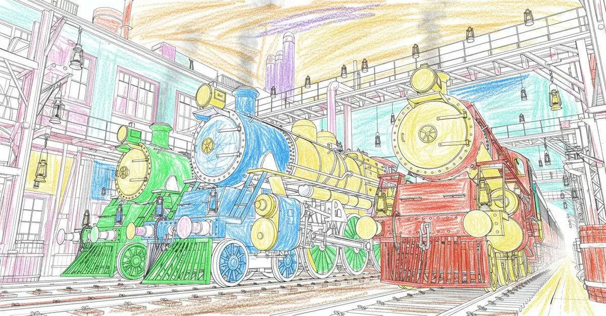 线稿转涂鸦画