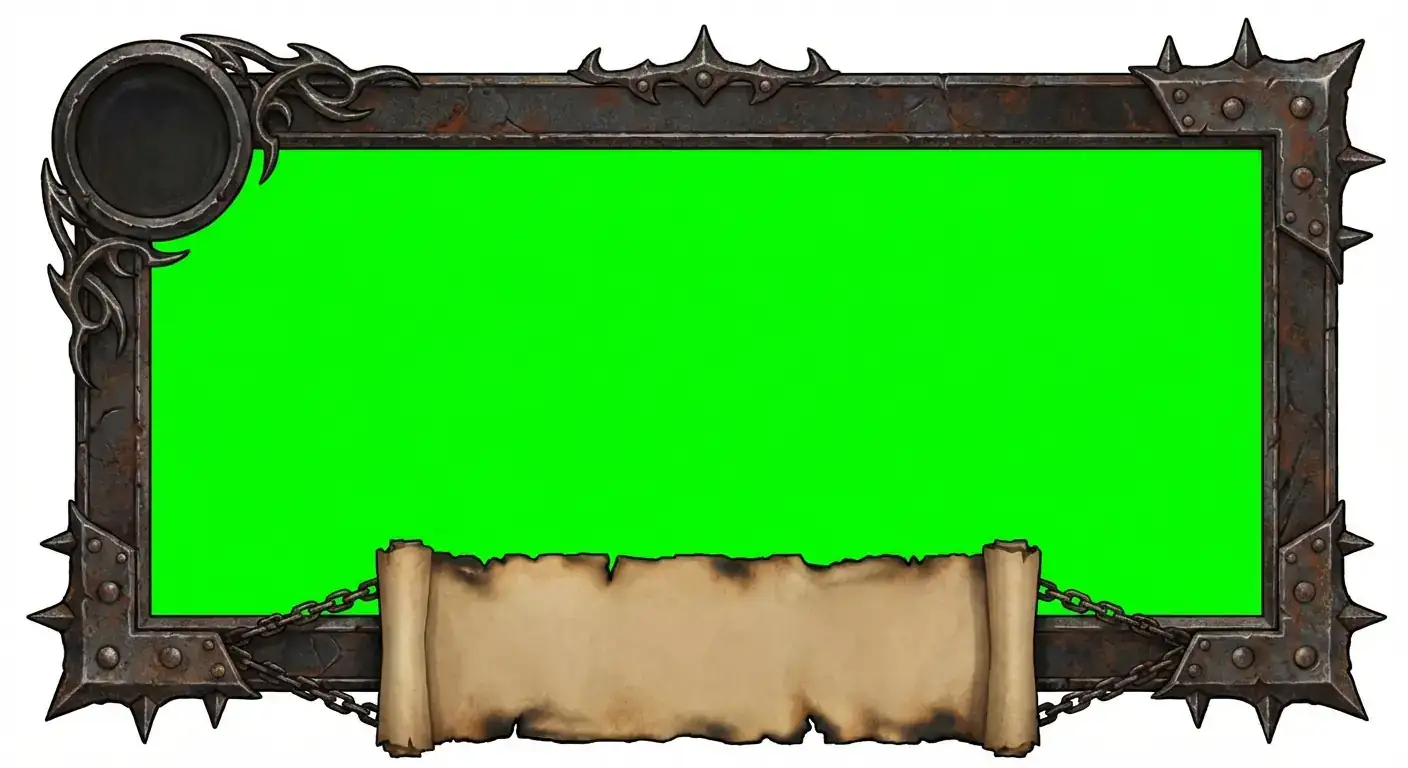 仅生成卡牌边框 (Empty Card Frame Asset)