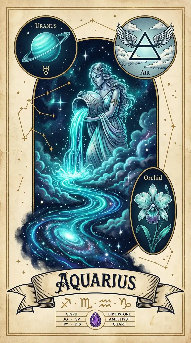 水瓶座 (Aquarius):独特的变革者