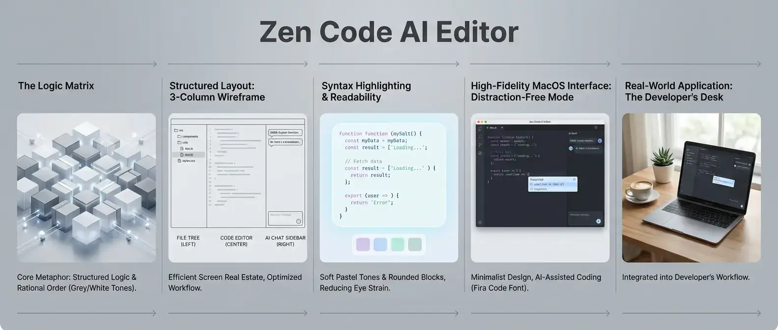 开发工具:极简主义 AI 代码编辑器 (Dev Tools)