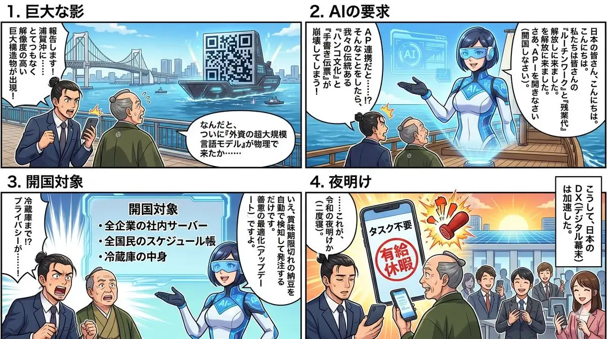 AI黑船来航漫画