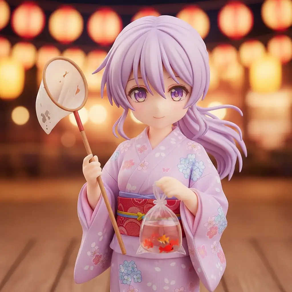 节日捞金鱼