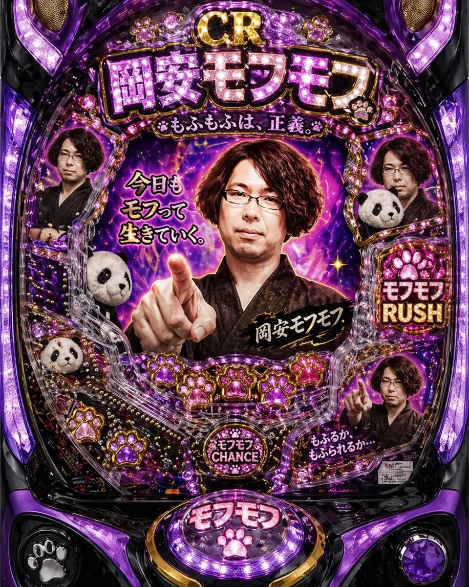 荒诞日式柏青哥机:紫耀Mofumofu恶搞设计