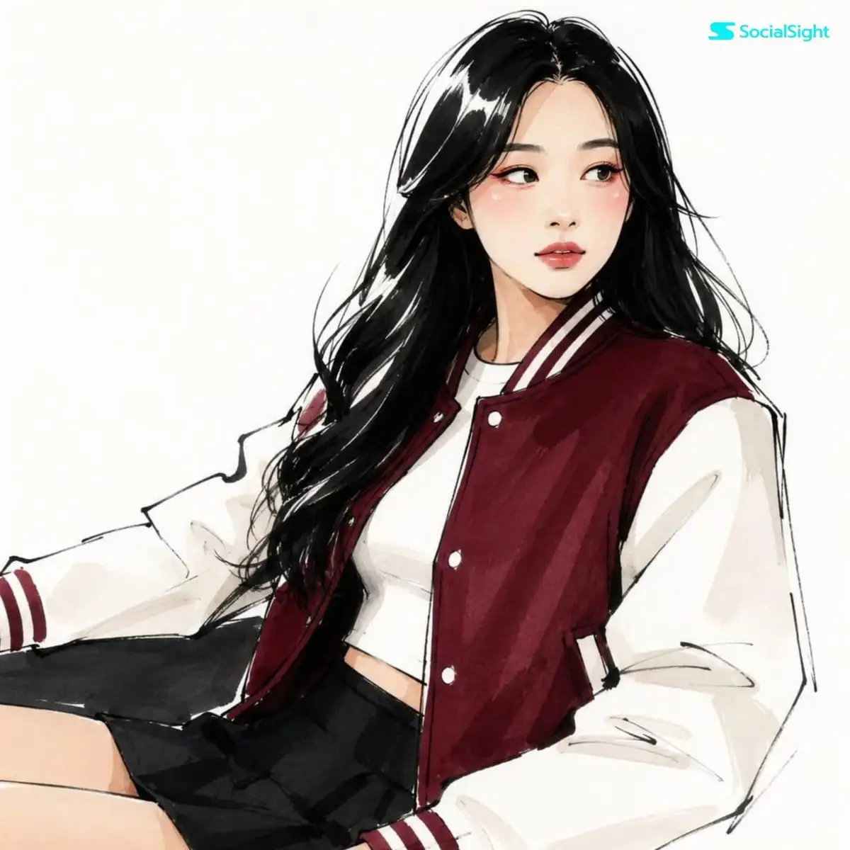 照片转高级时装手绘插画 | Vogue风格时尚草图