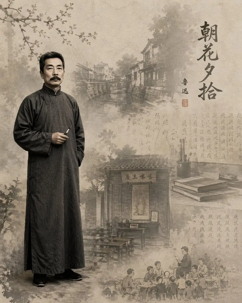 鲁迅文学意境插画生成器
