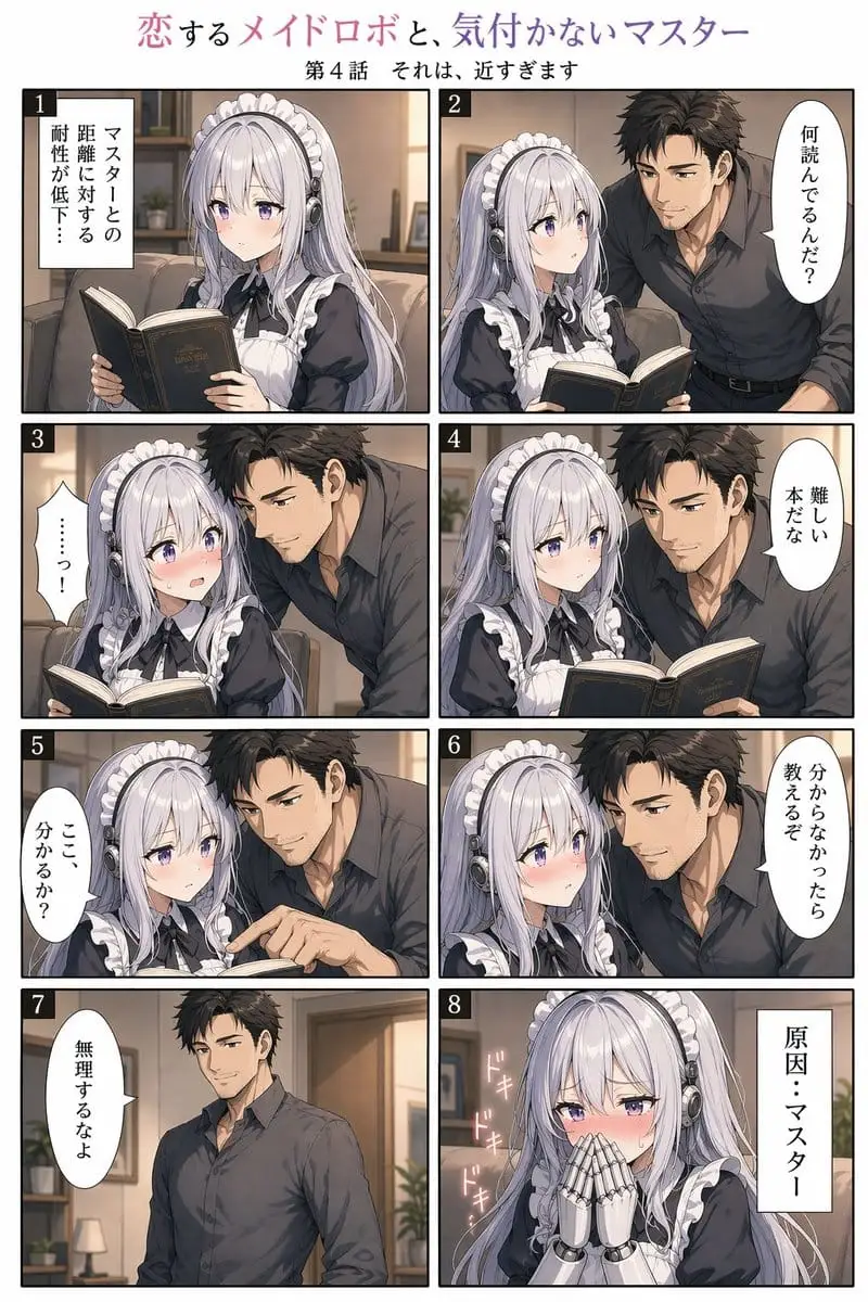 八格女仆机器人恋爱漫画|甜蜜暧昧日常