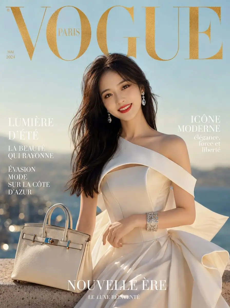 超现实Vogue封面:电影感奢侈时尚大片