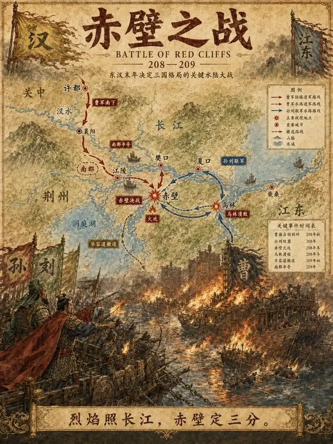 甲午战争·水彩战役地图|历史纪实插画