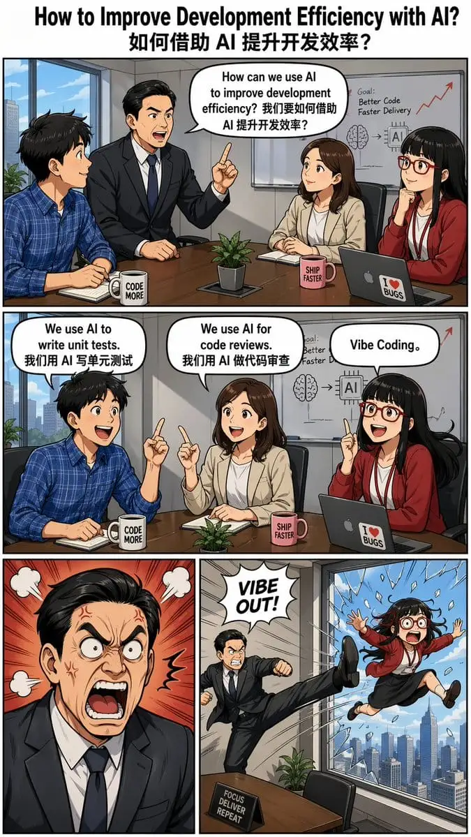 四格漫画:Out the Window 模因生成器