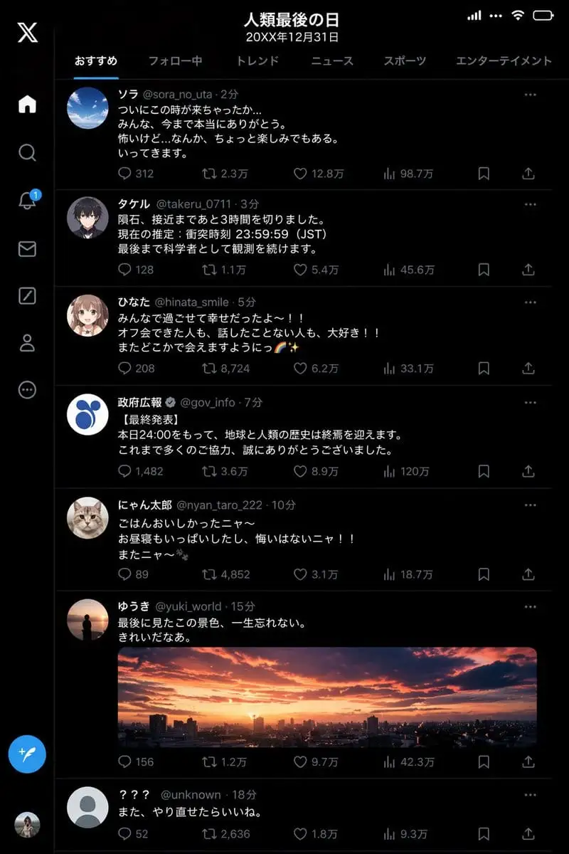 末日时间线 · 人类最后一天的震撼画面