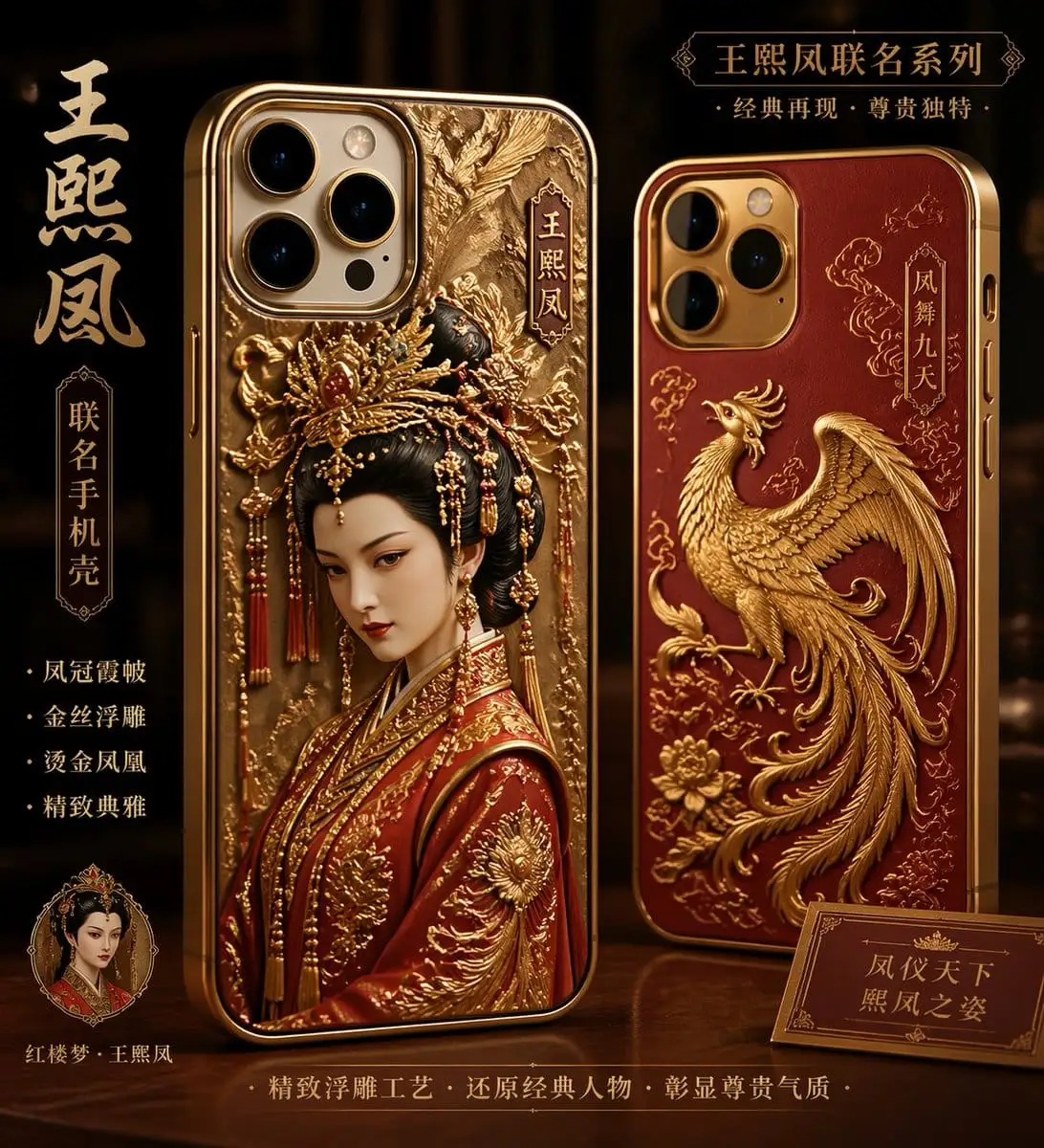 凤冠霞帔·中国古典风联名手机壳设计