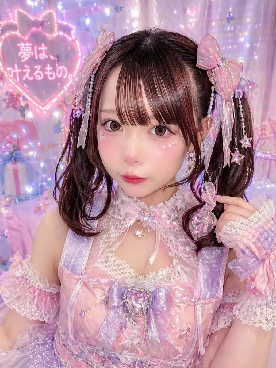 马卡龙色霓虹偶像肖像 | 日系甜美风格AI写真