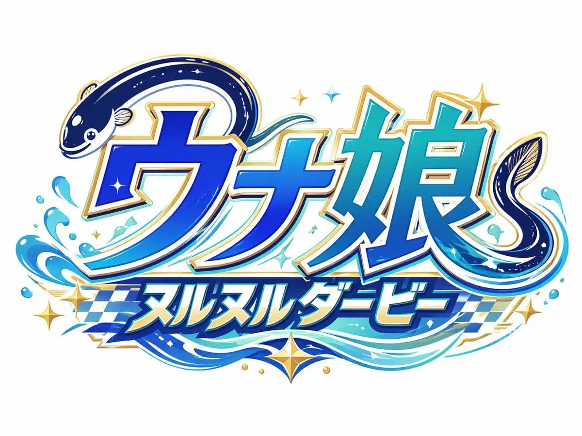 日本鳗鱼大赛 Logo | ウナ娘 ヌルヌルダービー