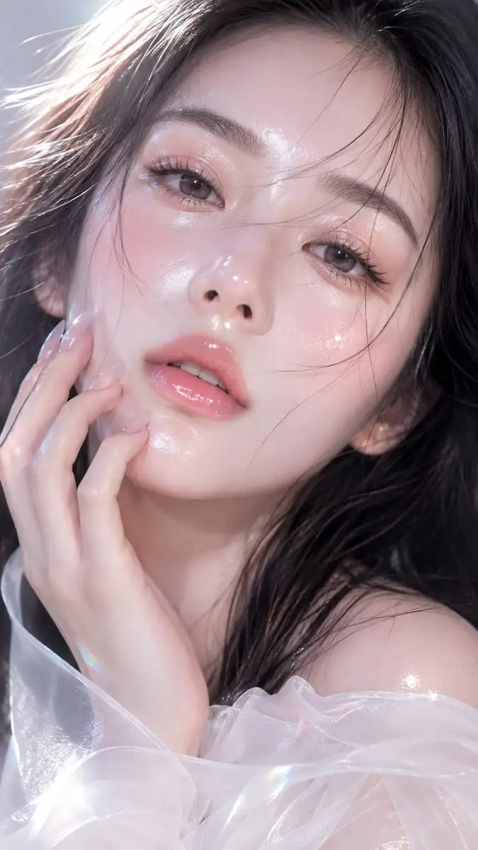 水晶露珠肌 | 超近距离美妆大片人像写真