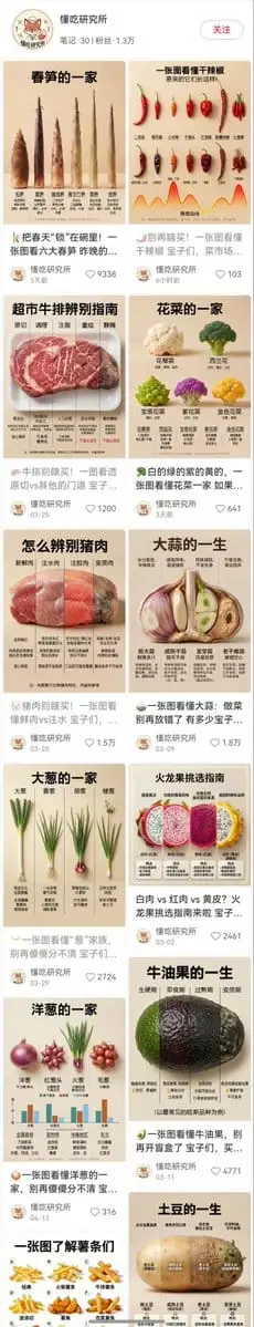 食物生命周期·时间切片信息图生成器