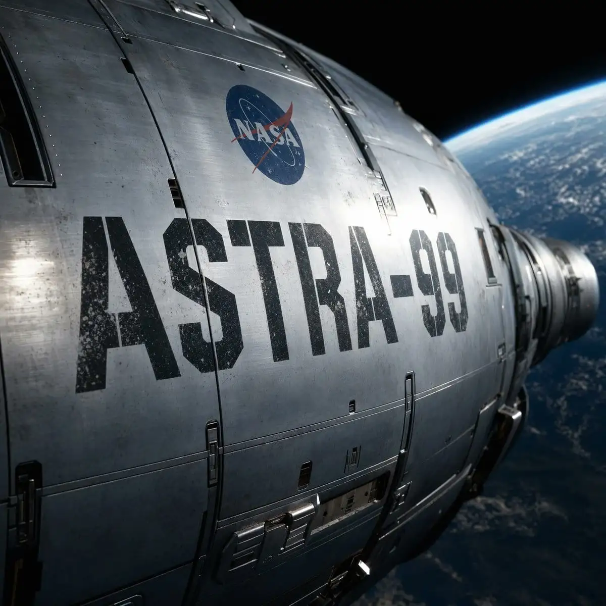 NASA航天器轨道特写：史诗级科幻写实