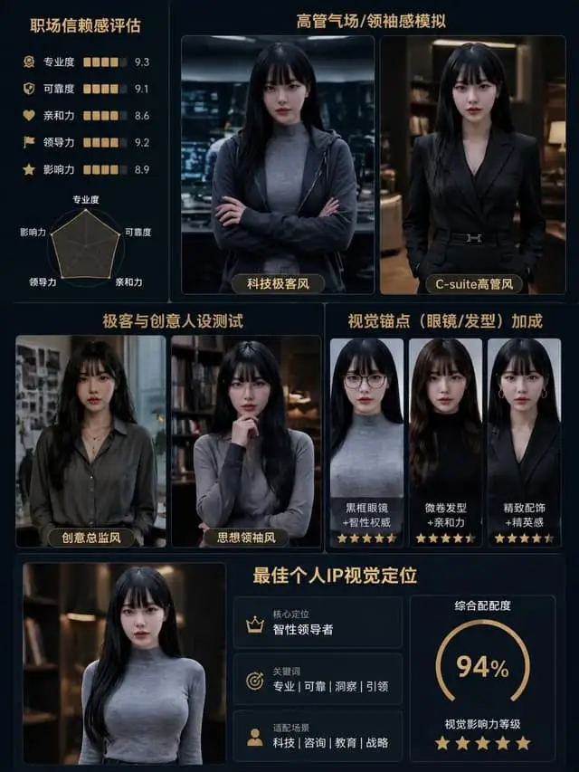 职场气质与个人 IP 人设分析