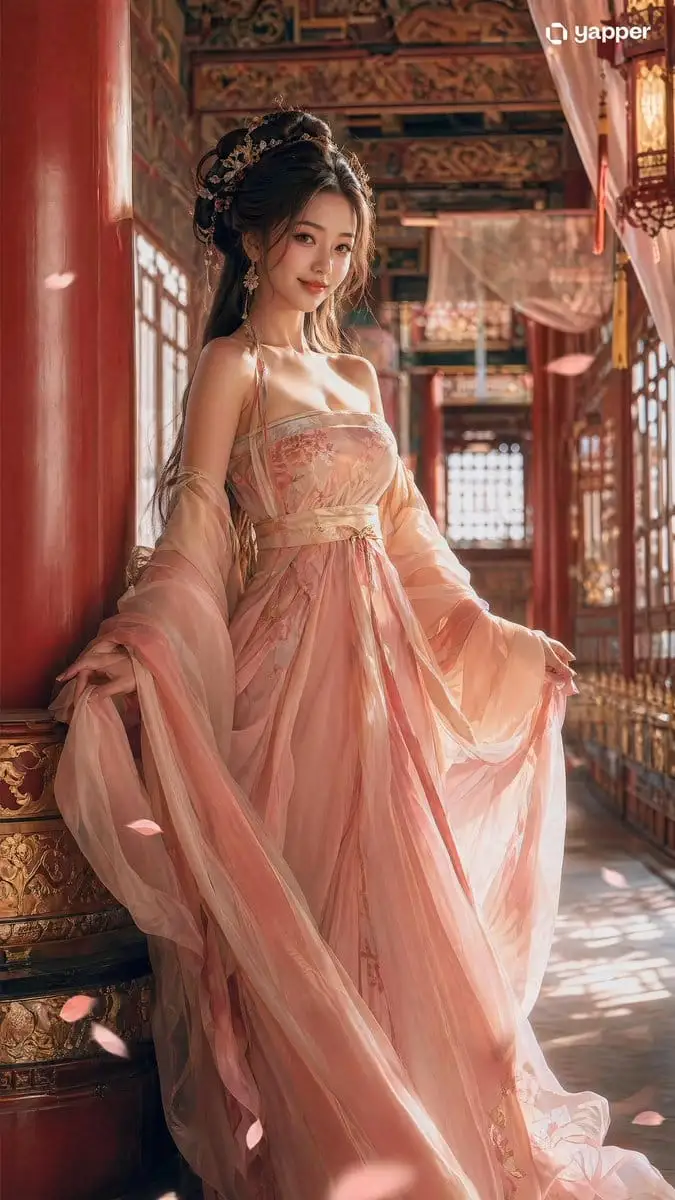 绝美唐风汉服宫廷大片|高级古风写真提示词