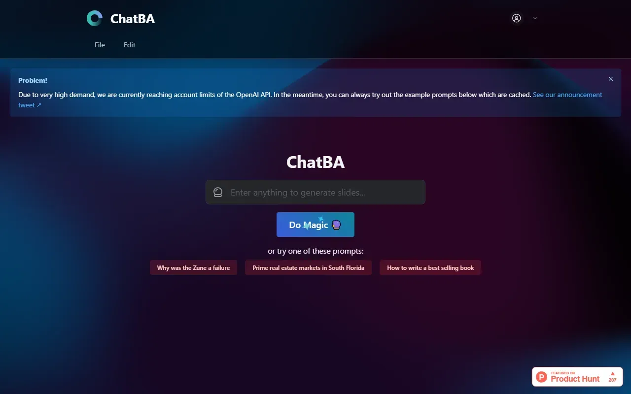 ChatBA 截图