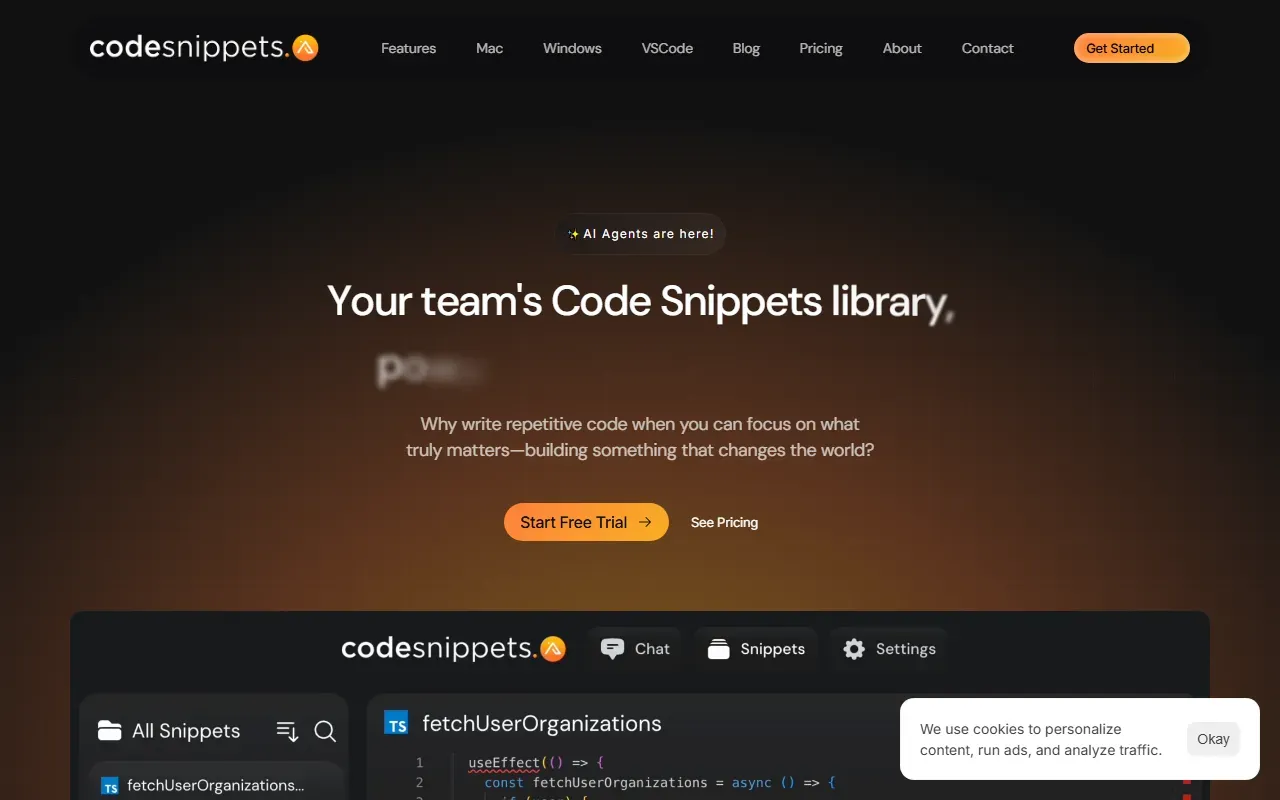 CodeSnippets 截图