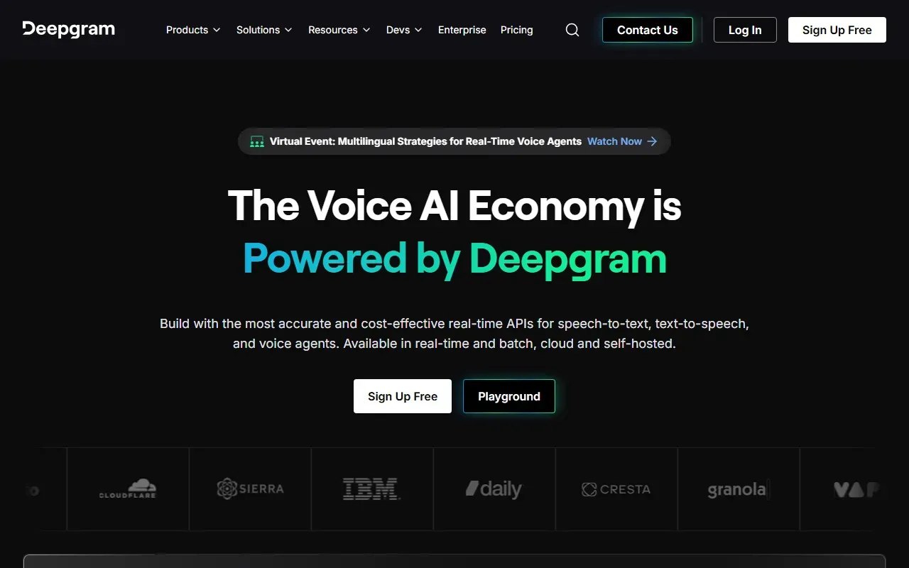 Deepgram 截图