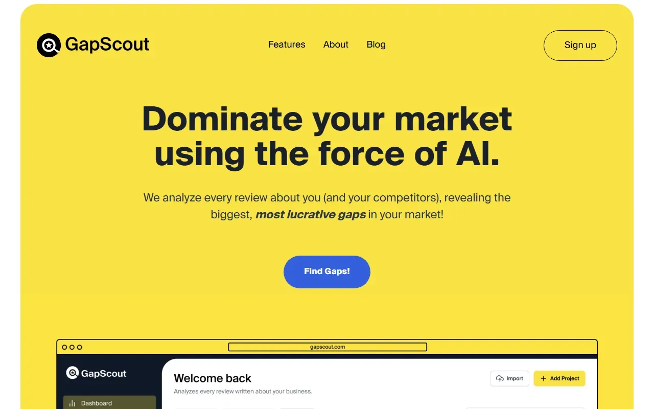 GapScout 截图
