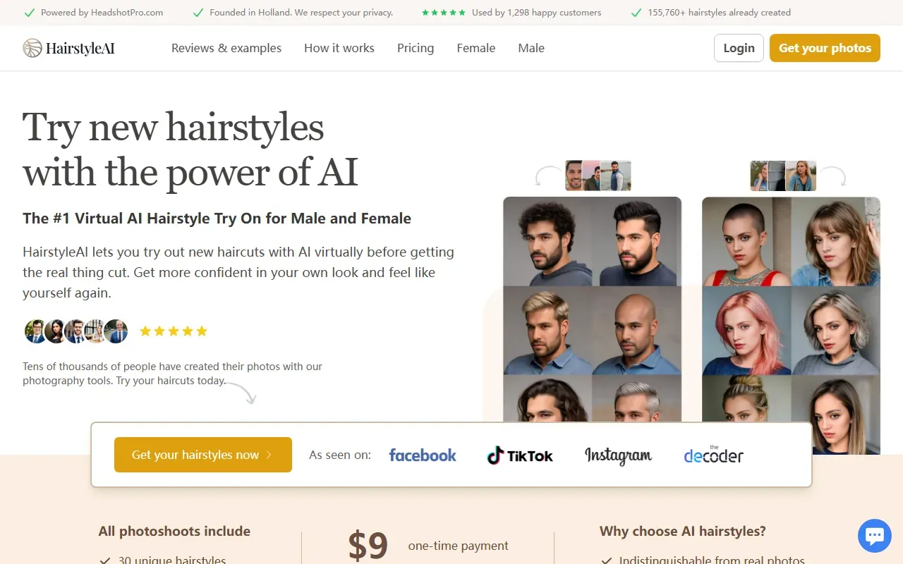 HairstyleAI 截图